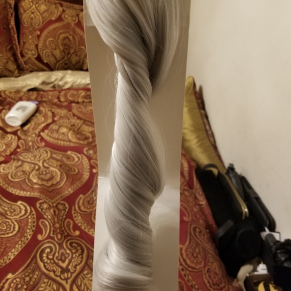 Gray Wavy Full Head Clip in Extension main image 7